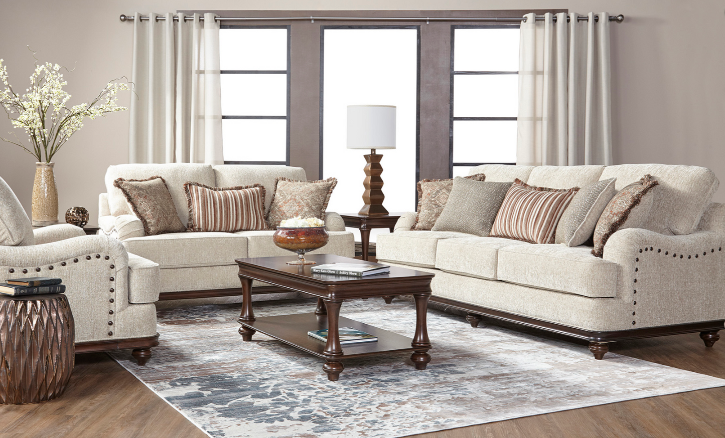 Hughes Furnitures - Sofa Set - Cycle Hay