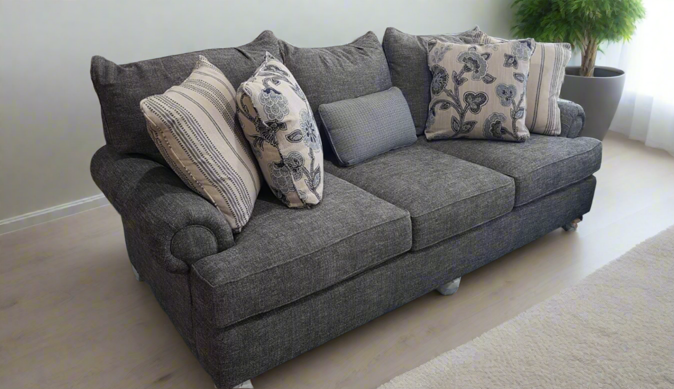 Craftmaster - Grey Three Seater Sofa