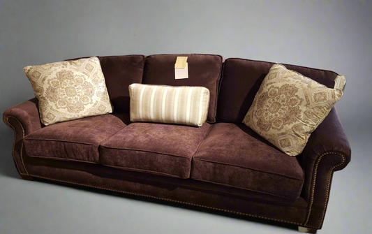 Craftmater- Velvet Brown Sofa Set